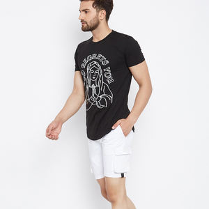 Custom Logo Sublimation Printing Biker Shorts <b>Women</b> Men's <b>Elastic</b> <b>Waist</b> Shorts Cotton Cargo Shorts - Product Image 4