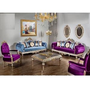 Muebles tallados de lujo para el hogar, decoración de muebles tallados de estilo europeo, el mejor diseño para sala de estar, sofá - Product Image 1