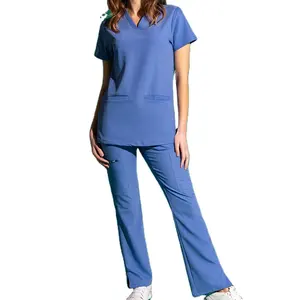 Fuyi design scrubs top uniformes medicos
