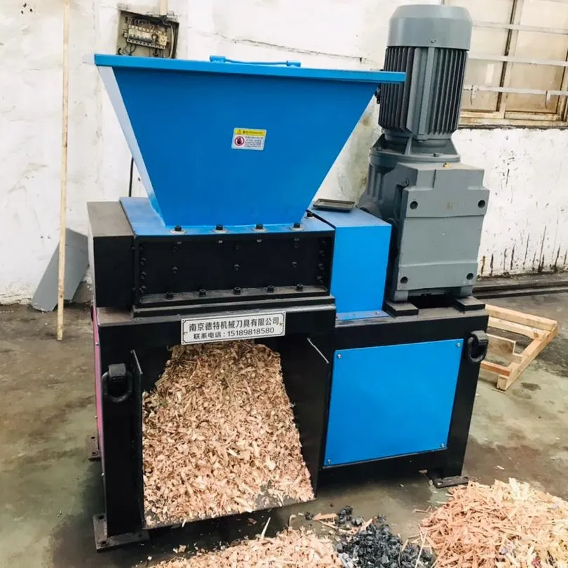 Automatische Plastic Shredder Machines Industriële Heavy Duty Enkele As Staal Shredder Hout Crusher