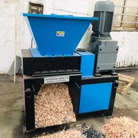 Trituradora automática de plástico Industrial, trituradora de acero de un solo eje de alta resistencia, trituradora de madera
