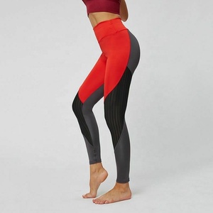 Leggings de sport pour hommes Selvagio, couleur et logo personnalisés, respirants, antibactériens, 100% polyester et élasthanne, avec taille élastique - Product Image 5