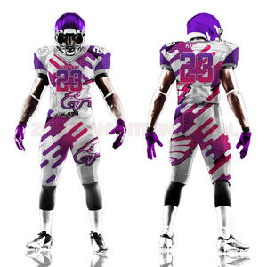 Fabrication pakistanaise d'uniformes de football américain de marque pour adultes - Respirants, grandes tailles, 100% polyester, service personnalisé - Product Image 5