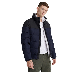 Chaqueta de Invierno Acolchada para Hombre, Informal, con Capucha, Súper Cálida, Tejido Ligero, Impermeable, Transpirable, Cierre de Cremallera, Talla Grande, Algodón Lavado - Product Image 1