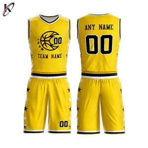 Nouvel uniforme de basket-ball léger et respirant bas quantité minimale de commande grande taille dernière couleur prix de gros - Product Image 2