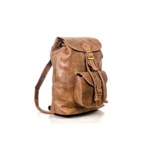 LW 2024 Summer Vintage Dress Rock Bohemian Fashion Genuine Leather Shoulder <b>Backpack</b> Geometric Handmade Brands Genuine Leather - Product Image 5