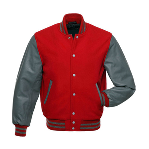 OEM Manufacturer High Quality <b>Men</b> College Custom Baseball Bomber Letterman Crop Winter <b>Thin</b> Stand Collar Varsity <b>Jacket</b> - Product Image 1