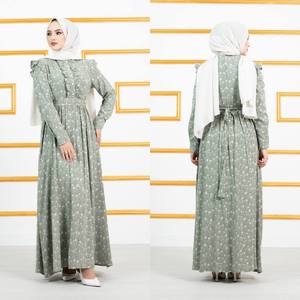 Nouvelle saison robes modestes islamiques pour femmes Abaya Kaftan tunique Kimono soie ethnique dubaï arabe musulman mode turque qualité Hijab - Product Image 5