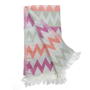 Serviette Jacquard 4 pièces, serviette de style hamac turc, tissée, 100% coton, vente en gros, 100x180cm - Product Image 1