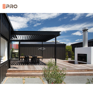 La Oficina Regional de fábrica más popular de rejilla de techo pérgola louvre techo motorizado pendiente de aluminio automático Sol de persiana de sistema de techo - Product Image 6