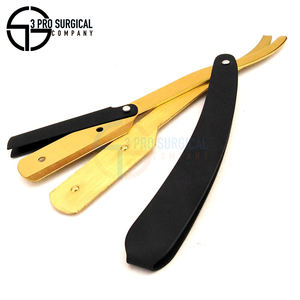 Navajas de Barbero Profesionales 3Pro de Calidad Premium, Diseño Ligero de Acero Inoxidable para un Fácil Control - Product Image 3