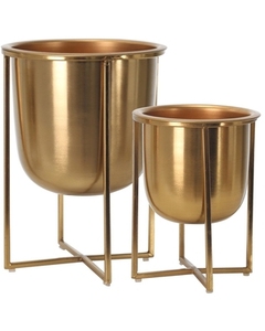 Whism — ensemble de 2 planteuses de pot finis, pot de fleurs en fer, très bon marché, pour décor de maison et de jardin, meilleure vente - Product Image 6