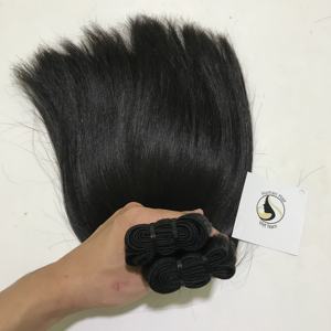 Cheveux vierges japonaises naturels à Double trame — ali queen, 100% cheveux non traités, crépus lisses, couleur naturelle, vente en gros, 10A - Product Image 5