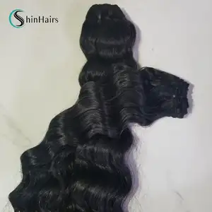 Bundel gelombang tubuh produk ekspor Vietnam bundel rambut manusia berwarna rambut virgin mentah rambut mentah belum diproses