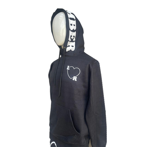 Survêtement d'hiver ajusté pour hommes, 2 pièces, survêtement noir personnalisable - Product Image 5