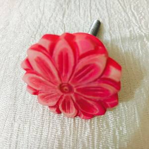 Boutons en résine rose, prix de gros, poignée en laiton, poignée d'armoire, bouton de traction naturel pour meubles, boutons de tiroir - Product Image 3