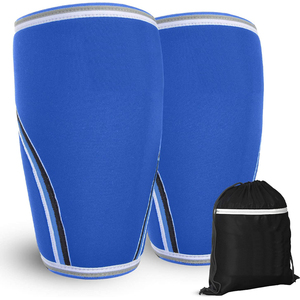 Manchons de genou épais en néoprène de 7mm, support pour haltérophilie, Compression, 5mm, prix d'usine - Product Image 5