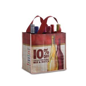 PP Non Woven Shopping Bags Reusable <b>Plastic</b> Grocery Shopping <b>Plastic</b> Bags for Supermarket Packing Bags for Small Business - Product Image 3
