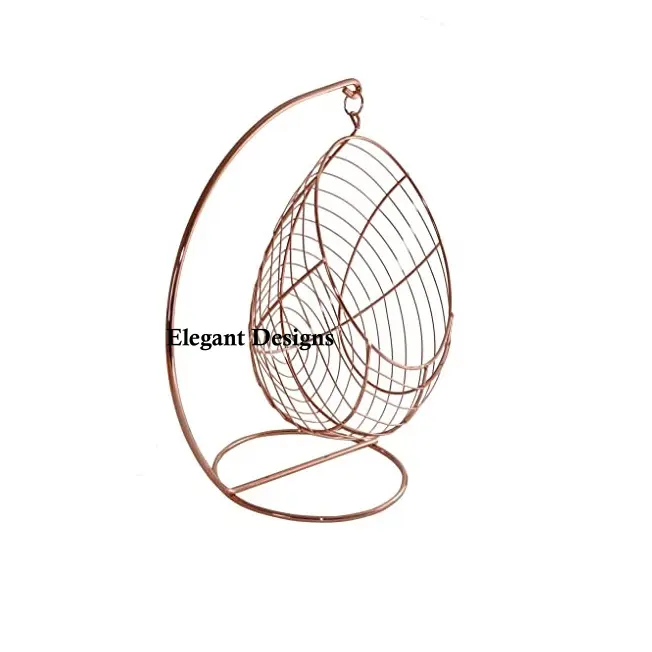 Egg Wire Basket For Home Hotel Restaurant Unique Designer Fancy Wire Basket Table Top Iron Made Wire Egg Basket For Storage