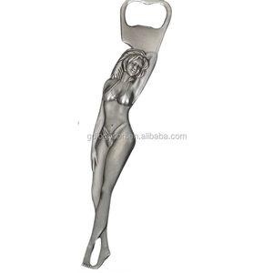 Ouvre-bouteille de bière en alliage de zinc émaillé avec motif Union Jack britannique, bikini rose fantaisie, souvenir sexy pour <span class=keywords><strong>femme</strong></span> - Product Image 6