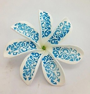 ดอกไม้โฟมตาฮิติแฟชั่นสำหรับผู้หญิงลายสักสีทำมือทำด้วยมือสำหรับฤดูร้อน - Product Image 6