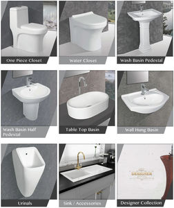 Proveedor de lavabo de pared de cerámica blanca de diseño moderno de calidad superior para baños a precio confiable - Product Image 6
