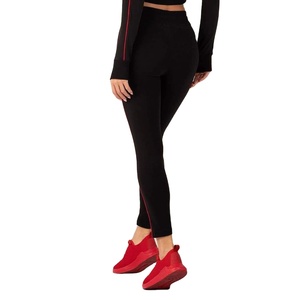 Pantalones de Yoga ecológicos, mallas negras de alta calidad a la moda, medias de Yoga por sublimación, pantalones digitales personalizados, 2022 - Product Image 4