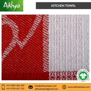 Serviettes de cuisine en coton pur, tissage de douceurs, pour cuisine, 100% - Product Image 4