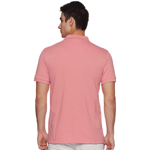 Polo de algodón liso con cuello vuelto para hombre, camisetas de Golf para jóvenes de alta calidad, Color rosa - Product Image 2