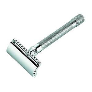 มีดโกนปลอดภัยขอบสองชั้นด้ามจับทำจากสแตนเลสคลาสสิก - Product Image 5