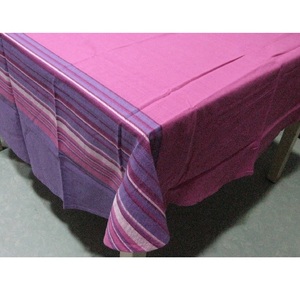 Nappe rectangulaire en coton et lin, point de Table certifié à 100% biologique, 1 pièce - Product Image 1