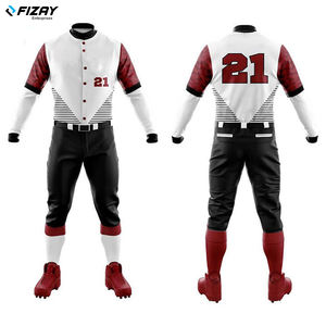 FIZAY ENTERPRISES Ensembles d'uniformes de baseball et de softball respirants de haute qualité Vêtements de sport à prix d'usine - Product Image 2