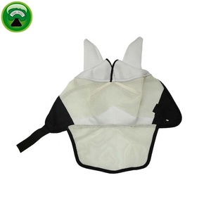Máscara de malla para caballos con protección para orejas y nariz - Product Image 2