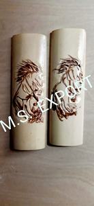 Poignée de couteau en os poli de haute qualité pour l'artisanat naturel de scène - Product Image 5