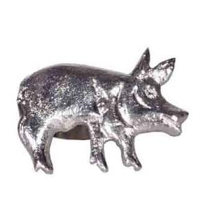 Anneau de serviette de table Silver Bear, anneau de serviette design moderne, porte-serviettes décoratif, anneau de serviette de luxe, maison et cuisine - Product Image 4