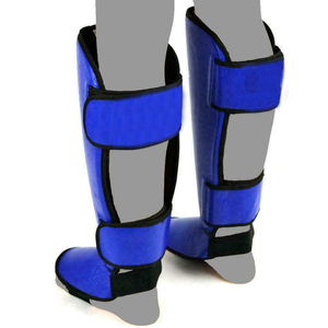 Wholesale Customized Shin Guards FV-SG-00024 PU Material Eva <b>Foam</b> <b>Padding</b> Instep Pads Brace Guard Support Protection for Adults - Product Image 3