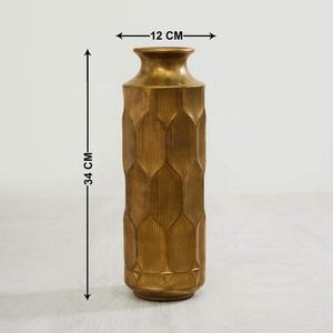 Espléndido jarrón de oro con diseño de Hera hecho a mano para el hogar, restaurantes, bodas, totalmente personalizable - Product Image 3