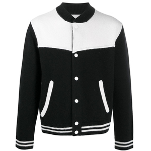 2021 personnalisé hommes Varsity veste Logo patchs bouton hiver camionneurs polaire grande taille respirant décontracté printemps Letterman hiver - Product Image 4