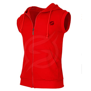 Sweat à capuche pour hommes, sans manches, personnalisé, de haute qualité - Product Image 1
