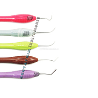 Set Peralatan Restorasi Resin Estetik, Gagang Silikon Gigi Instrumen Restoratif Resin Estetik