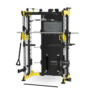 Ticari kullanım Fitness ekipmanları çok ev güç rack'i spor ekipmanları tüm bir smith makinesi