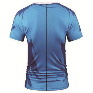 Camiseta 5% algodón 95% poliéster para hombre, camisa personalizada con mezcla 3d, impresión por sublimación - Product Image 4