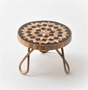 Support à gâteau forme ronde Design moderne plateau support planteur tabouret pour fête d'anniversaire polyvalente maison hôtel anniversaire Tradnary - Product Image 1