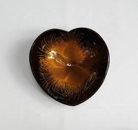 Haute Qualité Écologique Bols En Forme De Coeur Coloré Bol De Noix De Coco du Vietnam