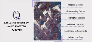 Vente en gros de tapis en laine noué à la main avec engagement de qualité 100% Design tibétain moderne pour la maison ou la prière - Product Image 2