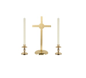 VASE à fleurs d'église en laiton avec support de haute qualité fournitures d'église cuivworld inde - Product Image 5