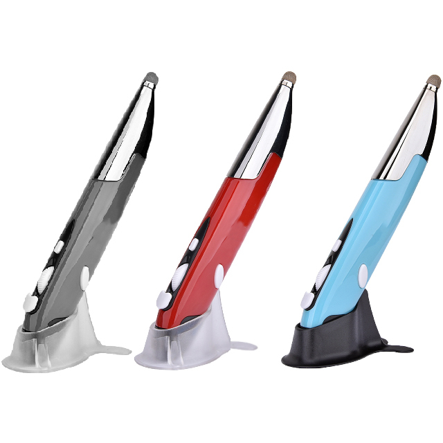 PR-06 Ergonomic Pen Mouse Handwriting Board Function Vertical 2.4G Wireless Laptop/Desktop Use Mouse