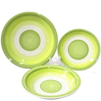 Ensemble de dîner en céramique enfants coloré en céramique mat L'océan Nautique Conception Dîner Ensemble Vaisselle Vaisselle En Céramique Porcelaine