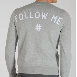 Sudadera personalizada de algodón unisex ajustada con estampado de forro polar antiarrugas de punto bordado - Product Image 3