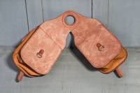 Sacoche de selle personnalisée de qualité supérieure avec logo, en cuir véritable fait main, fournitures équestres, équitation, couleur personnalisée